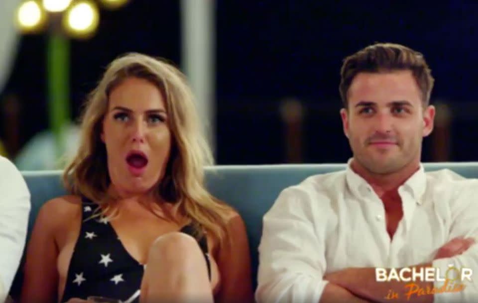 The new Bachelor in Paradise teaser has been released, and in between the sunset gazing, romantic swims and shirtless bodies (hello, Apollo), there's some massive bombshells we need to discuss. Source: Channel Ten