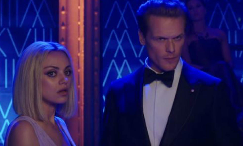 The Spy Who Loved Me stars Mila Kunis and Outlander’s Sam Heughan