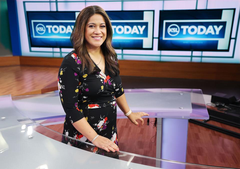 KSL-TV’s Tamara Vaifanua in Salt Lake City on Friday, May 26, 2023. Vaifanua is the first TV news anchor of Samoan descent in Utah. | Jeffrey D. Allred, Deseret News