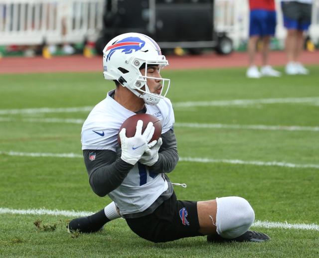 WATCH: Josh Allen hits rookie Khalil Shakir for deep TD at Bills camp