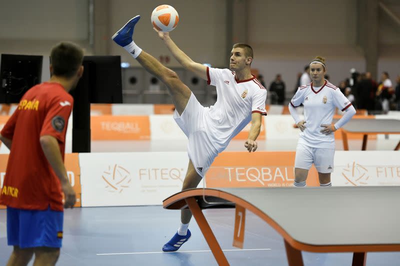 FILE PHOTO: Teqball World Championships