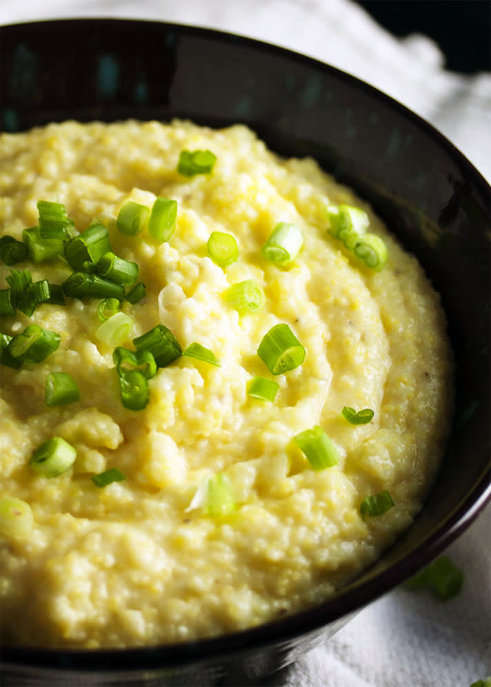 Slow Cooker Creamy Polenta