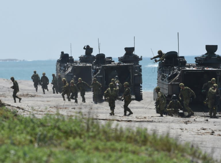 Japanese Ground Self-Defense Forces have been involved in joint exercises with the US and Filipino troops