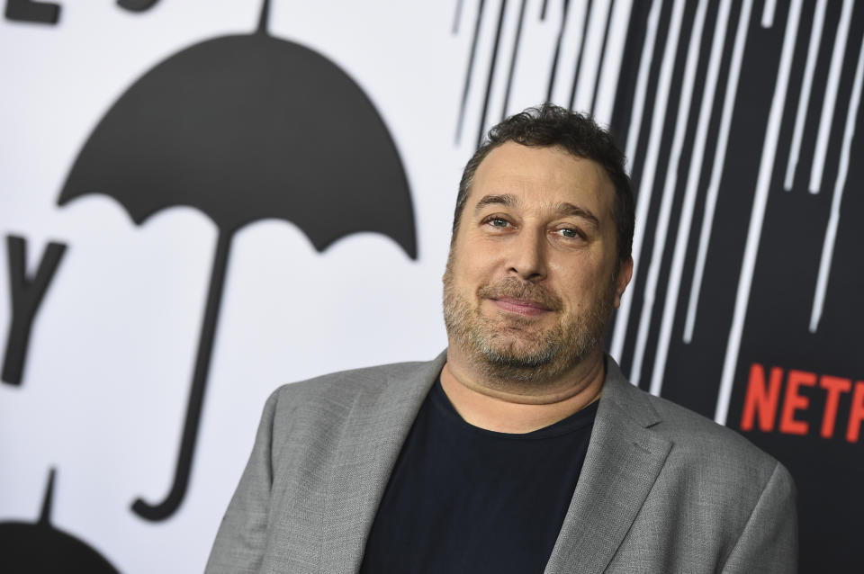 Steve Blackman arrives at the Los Angeles premiere of "The Umbrella Academy" at The Arclight Hollywood on Tuesday, Feb. 12, 2019. (Photo by Jordan Strauss/Invision/AP)