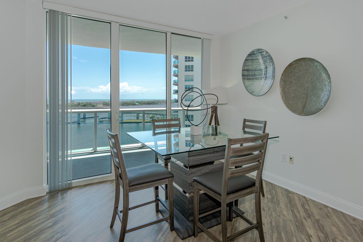 This beautiful 16th-floor Marina Grande on the Halifax condominium in Holly Hill delivers the full luxury package with stunning views of the Atlantic Ocean and Intracoastal Waterway.