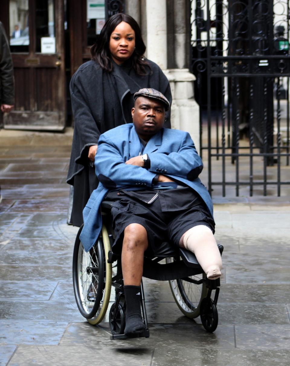 Ibiyinka Macaulay and wife Victoria  - Credit: Paul Keogh