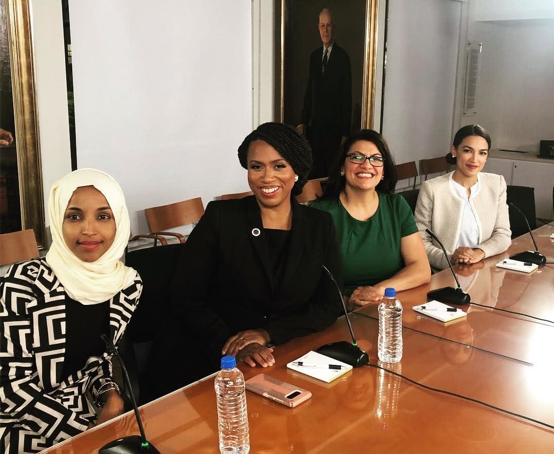 Newly elected Reps. Ilhan Omar, left, Ayanna Pressley, Rashida Tlaib and Alexandria Ocasio-Cortez are already changing the face of Washington, D.C., politics.