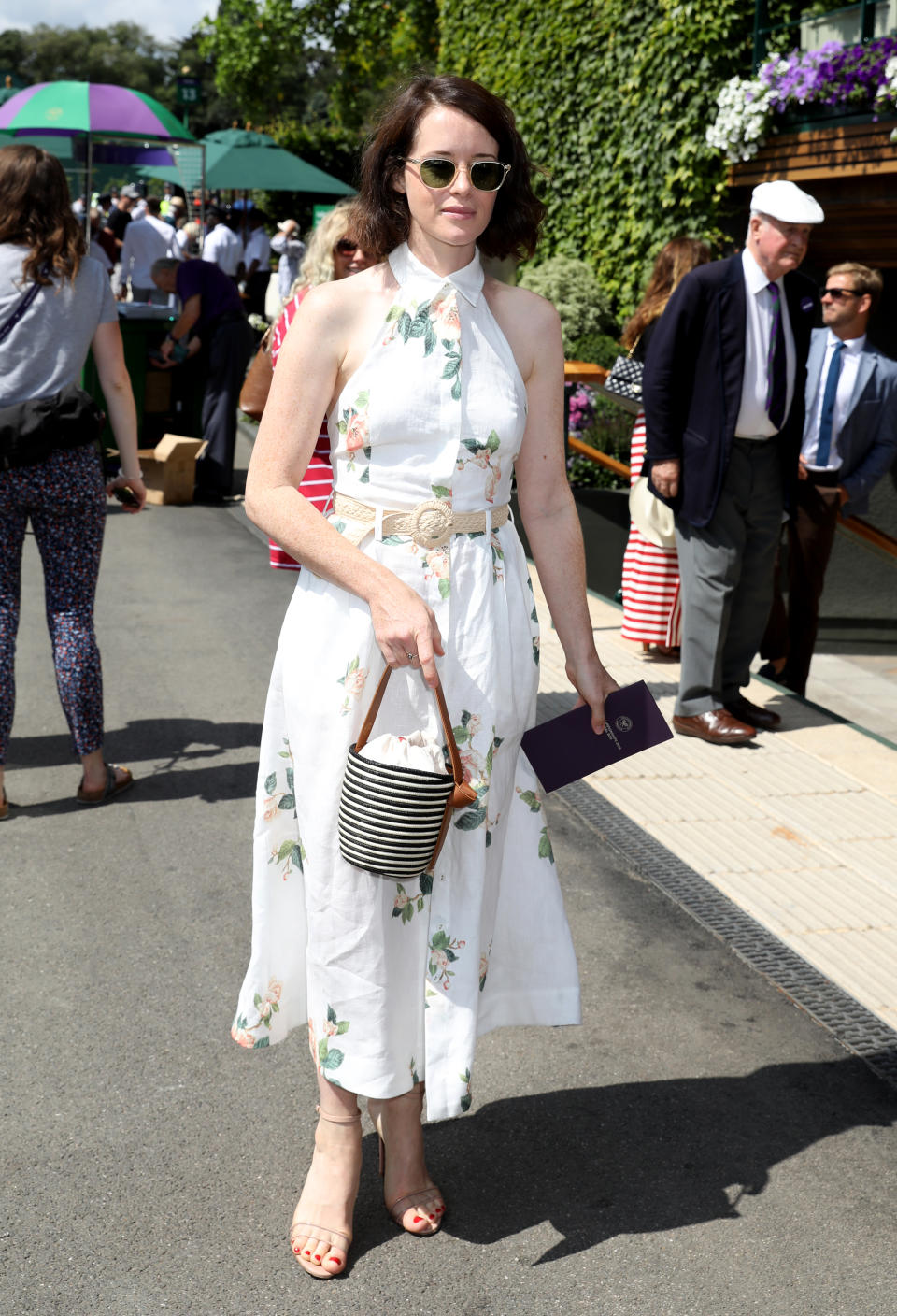 Day ten of Wimbledon 2019: Claire Foy