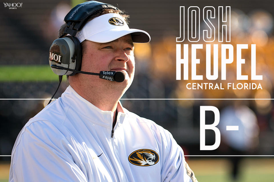 <p>Heupel might have been the most surprise hire of the 2017 offseason. But Missouri’s offense became one of the best in the country throughout the season and UCF AD Danny White has ties at Missouri. If Heupel leaves UCF in a few years, which former Big Eight or Big 12 quarterback is the school going to go after next? </p>