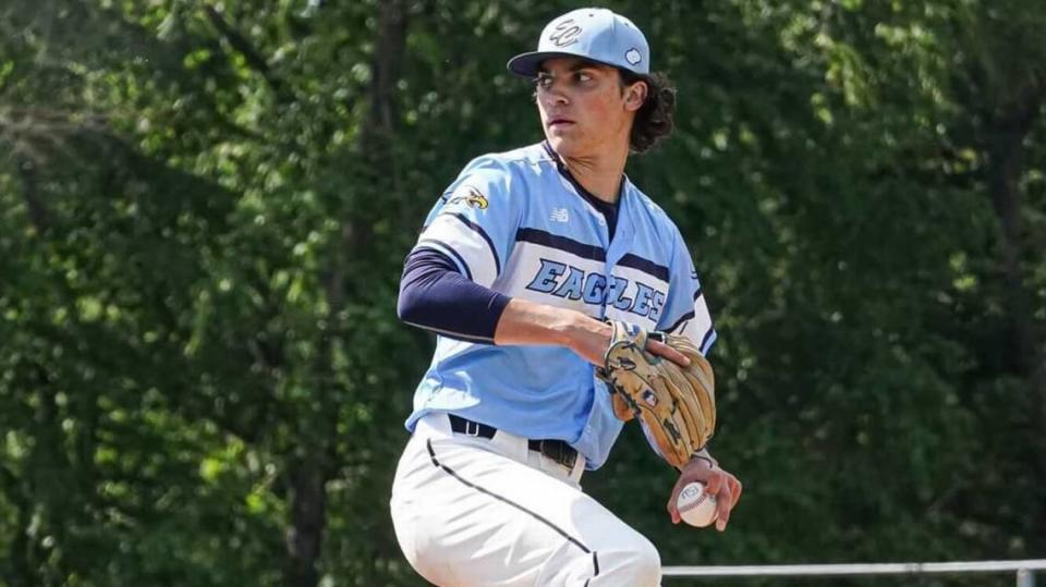 The Royals selected left-handed high school pitcher Frank Mozzicato with the seventh overall pick in the MLB Draft on Sunday night.