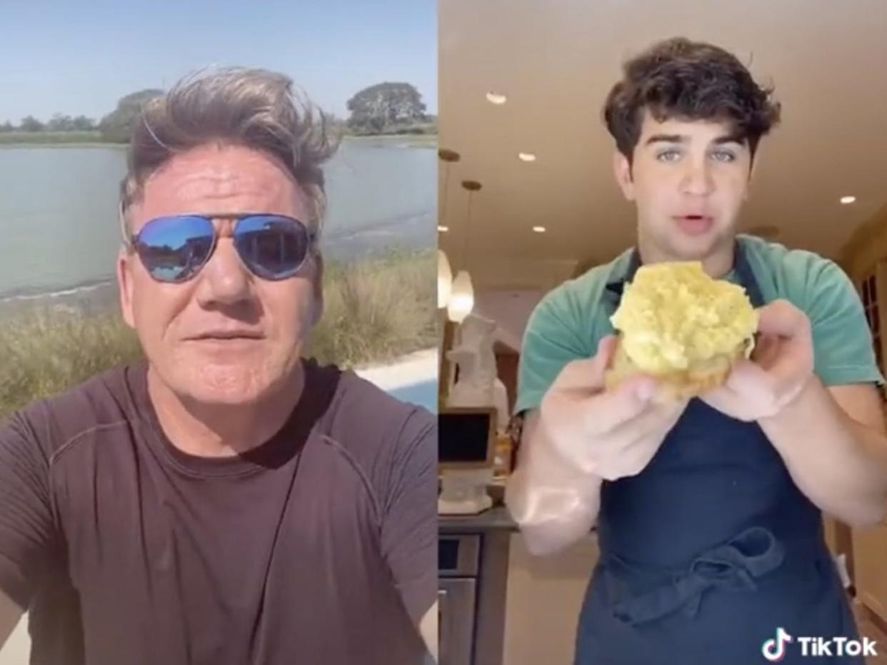 Gordon Ramsay tiktok eggs