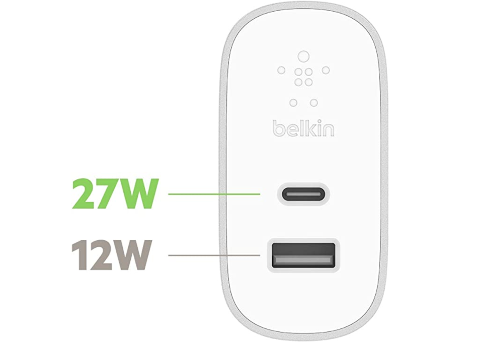 Belkin home charger for iPhone 12. (PHOTO: Amazon)