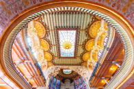 <p>The Palacio de la Musica in Barcelona. (Photo: Loic Lagard/Caters News) </p>