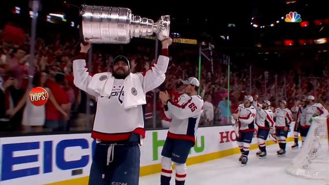 Alexander Ovechkin lifts Stanley Cup after Capitals victory 
