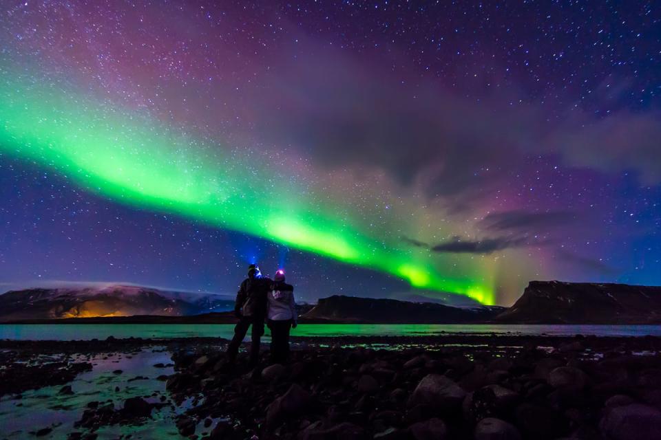 Remote locations in Iceland provide clear conditions for views of the Northern Lights (Getty Images/iStockphoto)