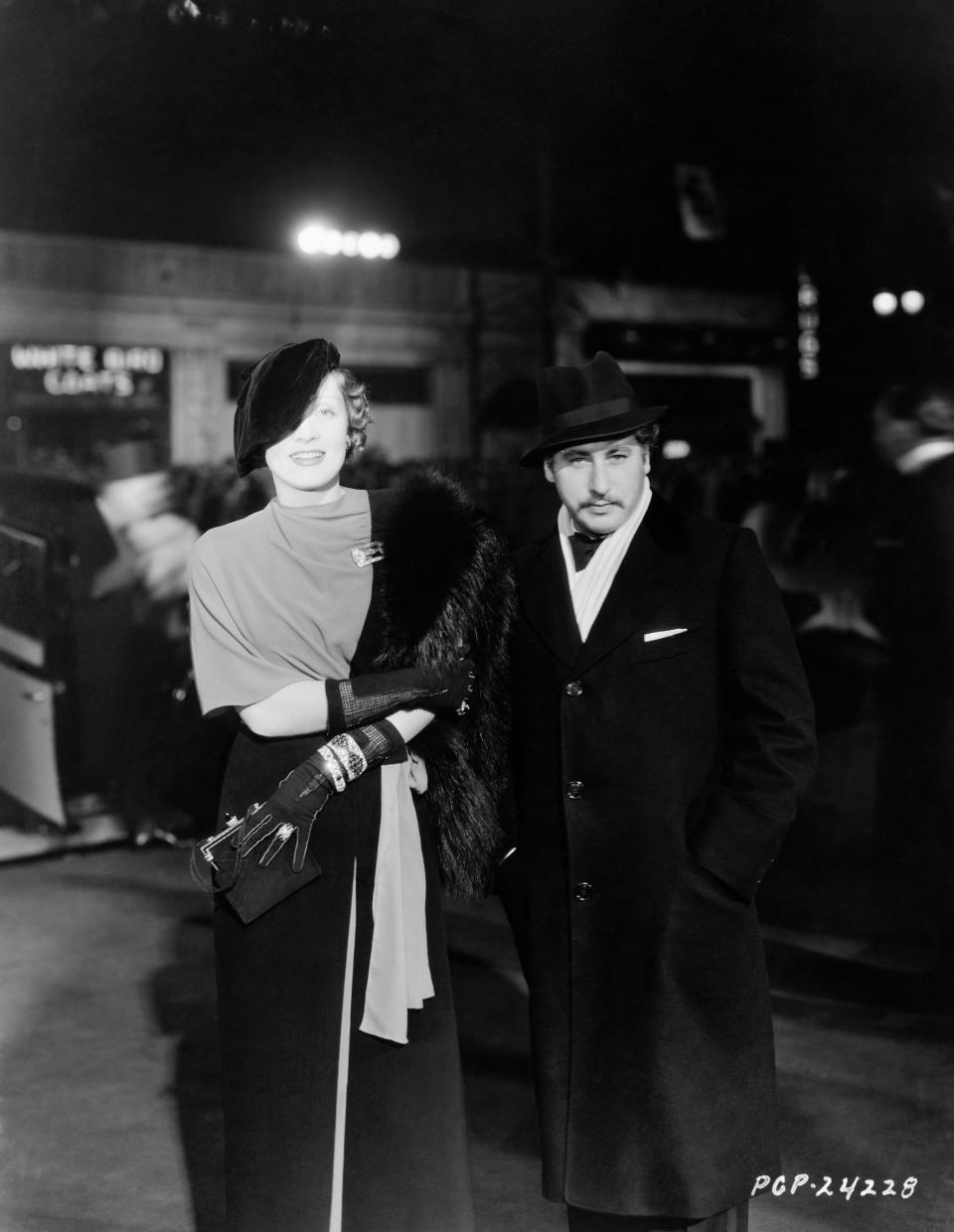 Marlene Dietrich and Josef von Sternberg