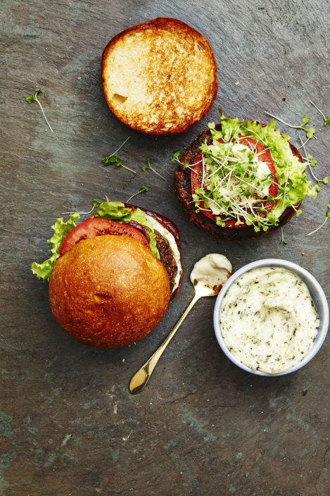 Mushroom Quinoa Burger