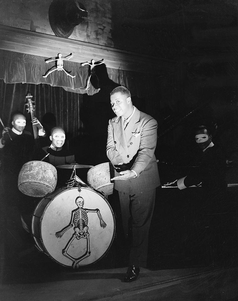 <p>Louis Armstrong led a Halloween-themed band in the 1936 film <em>Pennies from Heaven</em>.</p>