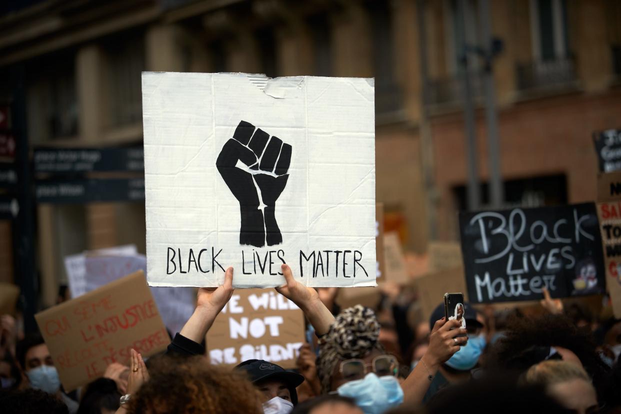 Black Lives Matter sign