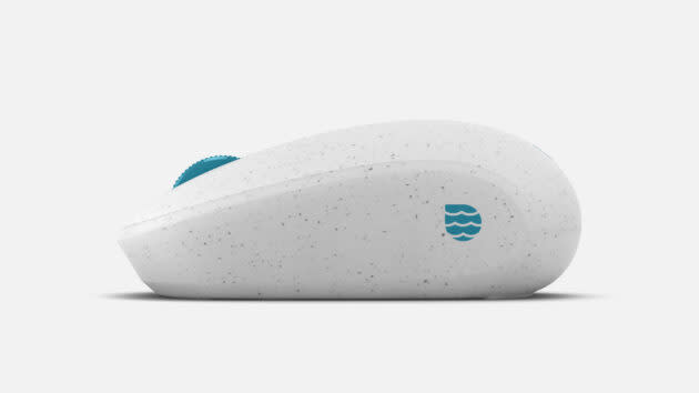 Microsoft’s new Ocean Plastic Mouse. (Microsoft Photo)