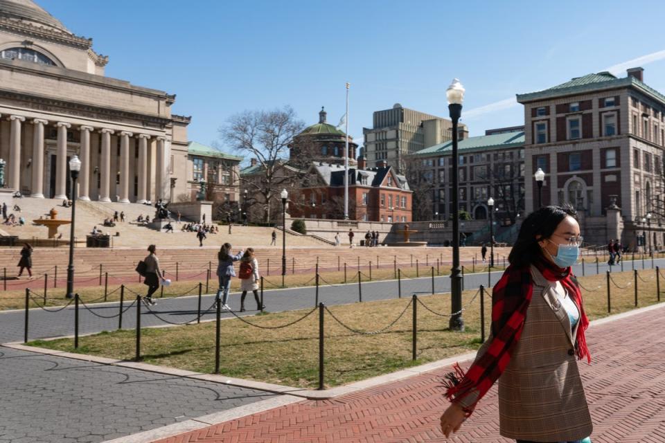 Columbia University fell 16 places in the US News ranking this year (Getty Images)