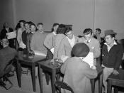 <p>American-born Japanese and aliens alike registered in Portland, Oregon, April 28, 1942, in preparation to evacuate from this defense area. (AP Photo) </p>