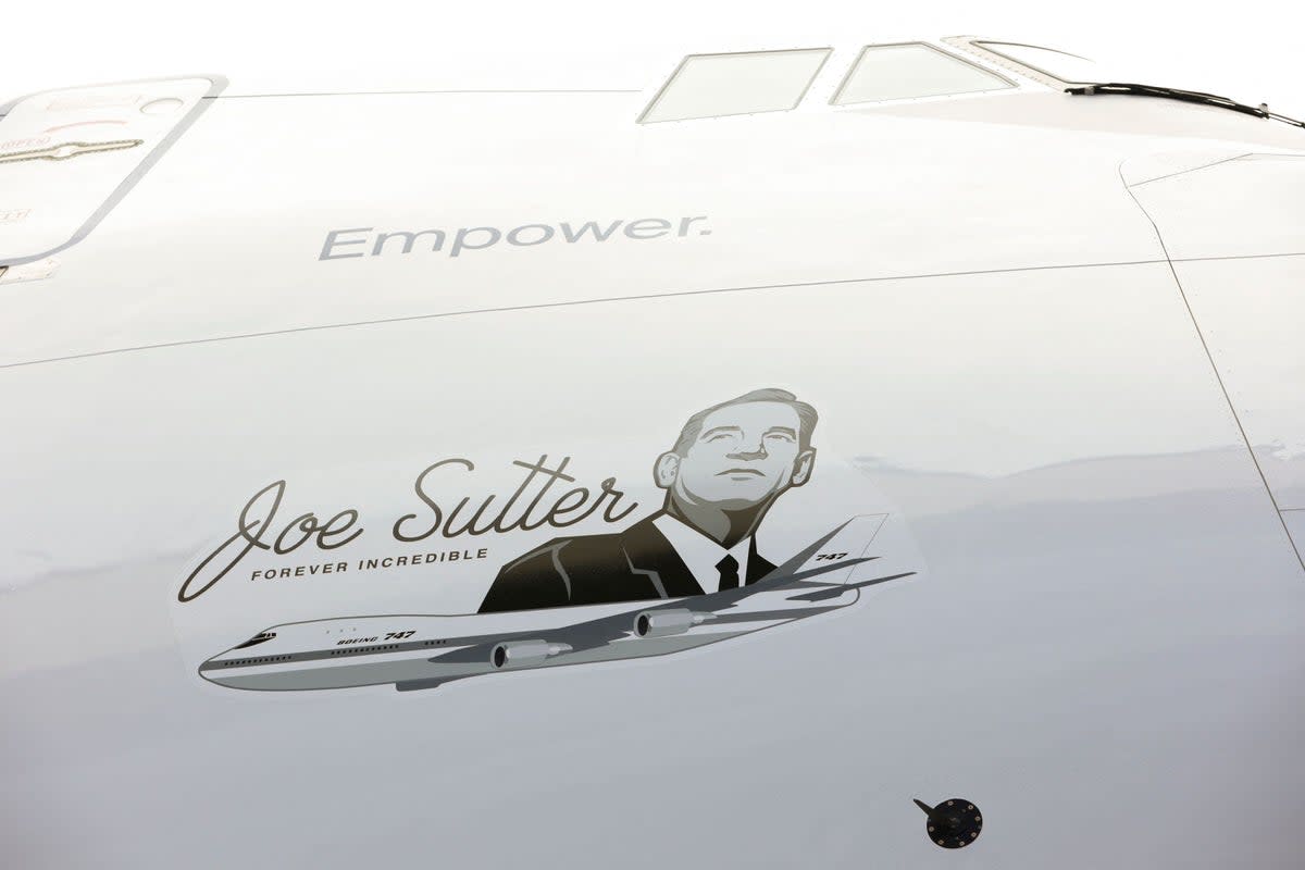 An image of Boeing Engineer Joe Sutter, known as the ‘father of the 747’ (AFP via Getty Images)