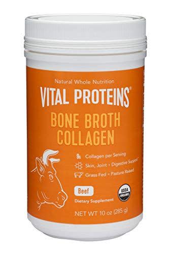 4) Vital Proteins Organic, Grass-Fed Beef Bone Broth Collagen