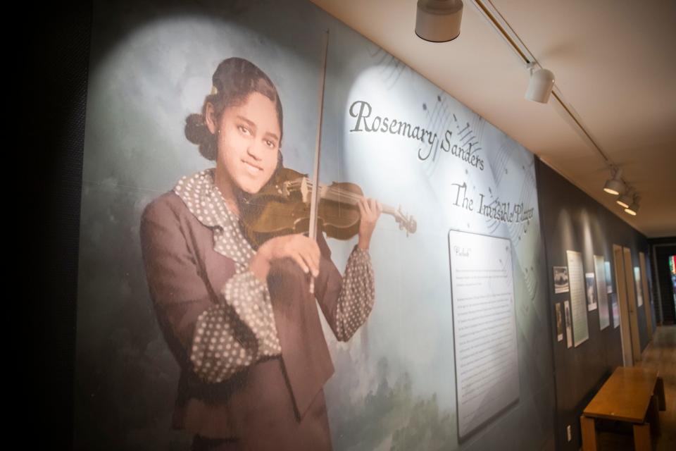 The "Trailblazers: Legacies of Excellence" exhibit at the History Museum in South Bend tells the story of violinist Rosemary Sanders.