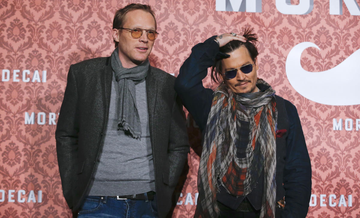 Paul Bettany dice que hacer públicos sus escritos con Johnny Depp sobre Amber Heard fue ‘un momento extraño’