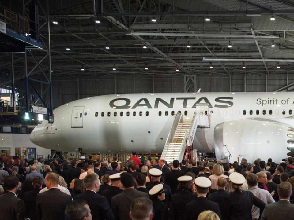 First Qantas Boeing 787-9.