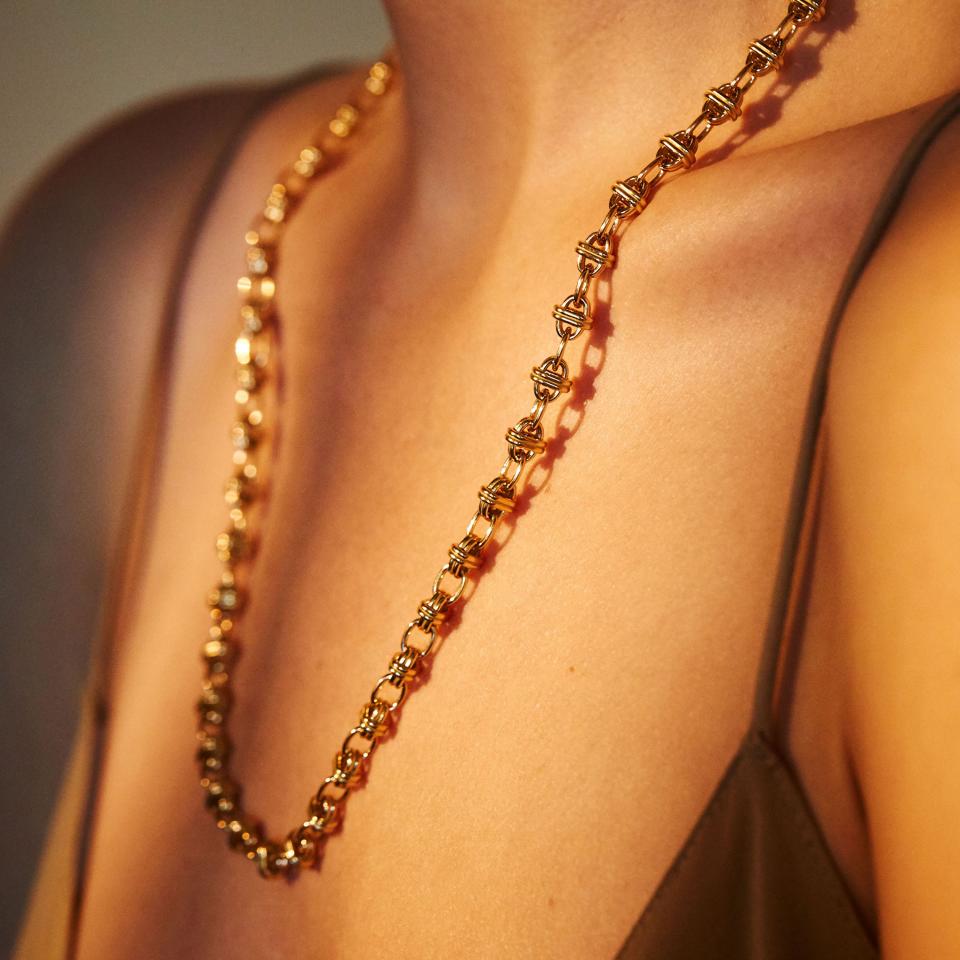 Triple chain necklace