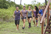 "Persona Non Grata" - Brandon Hantz leads the Bikal Tribe to the Immunity Challenge during the fifth episode of "Survivor: Caramoan - Fans vs. Favorites."