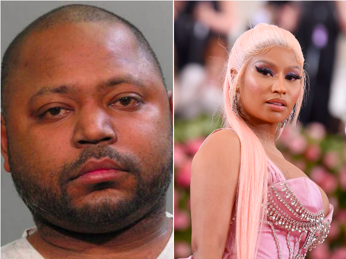 Jelani Maraj and Nicki Minaj: Nassau County Police Department/AP/Getty