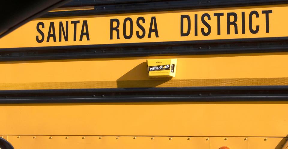 The Santa Rosa County School District has equipped its bus fleet with stop arm cameras to record drivers passing district buses during passenger unloading and loading.