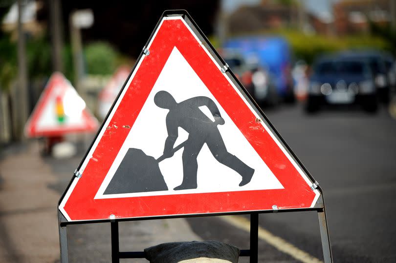 There will be a number of roadworks in place across the town over the next week