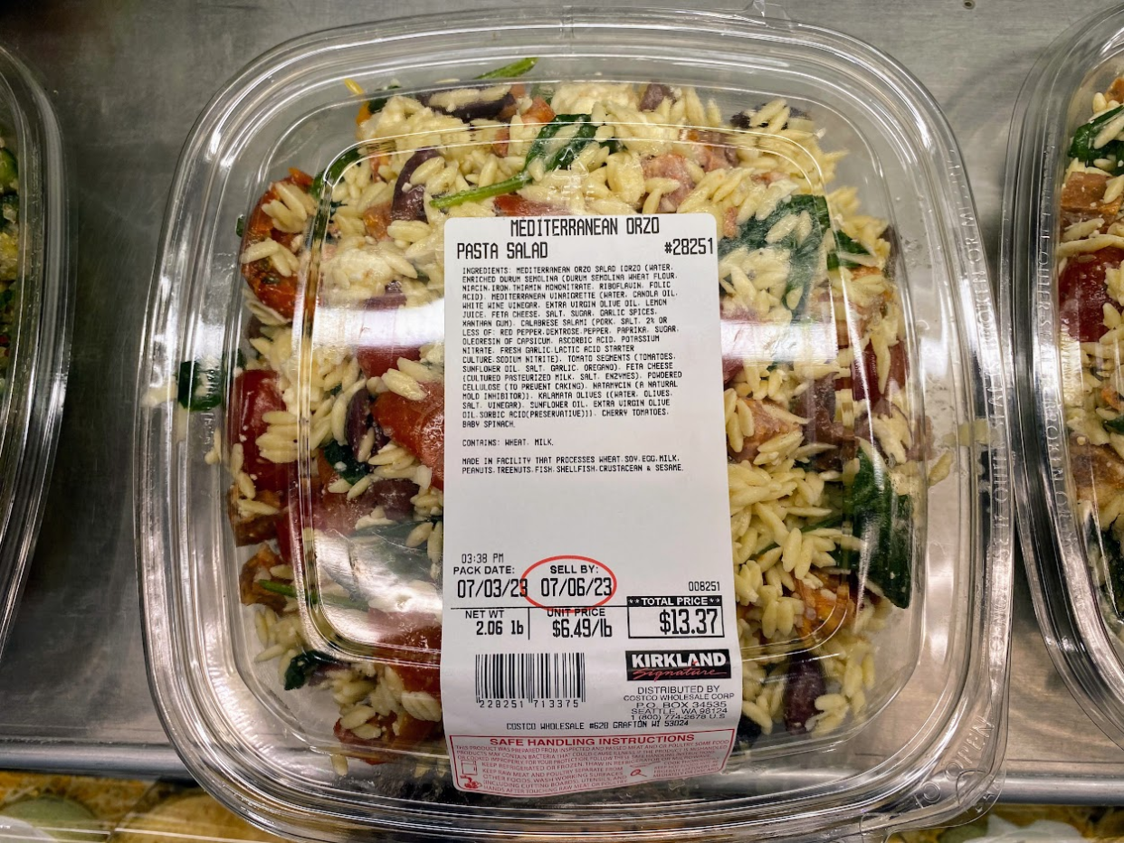 Costco kirkland mediterranean orzo pasta salad