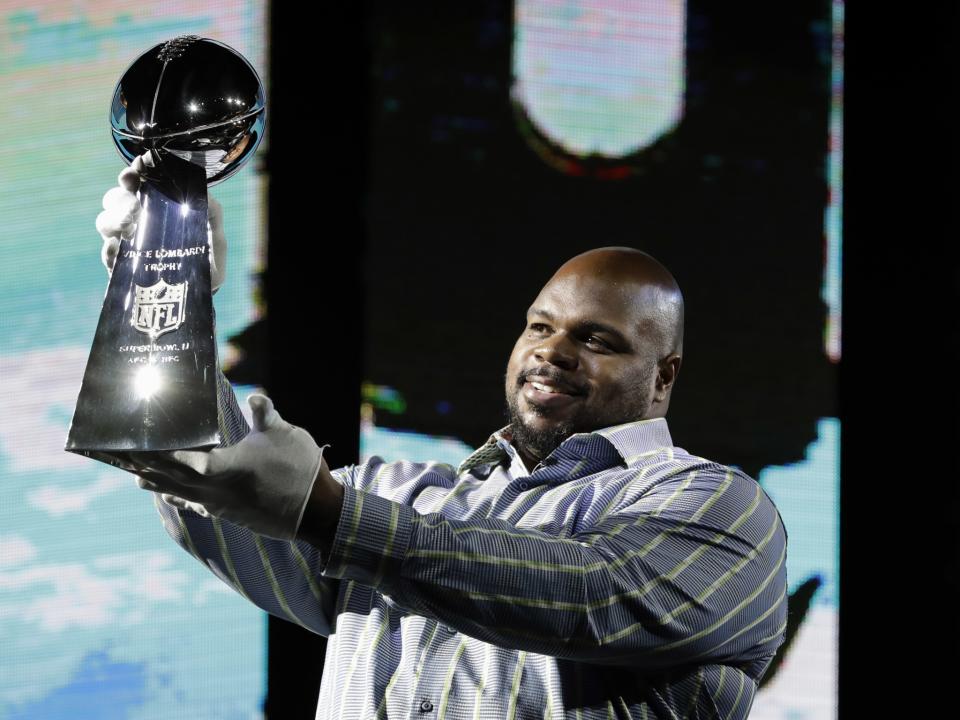 Vince Wilfork was part of the two Super Bowl-winning teams with the New England Patriots. (AP)