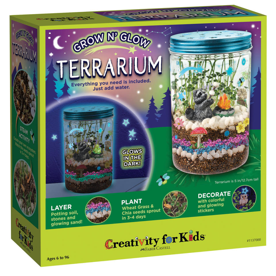 Creativity for Kids Grow n' Glow Terrarium Kit - STEAM Activity - Kids Terrarium Kit (Walmart / Walmart)