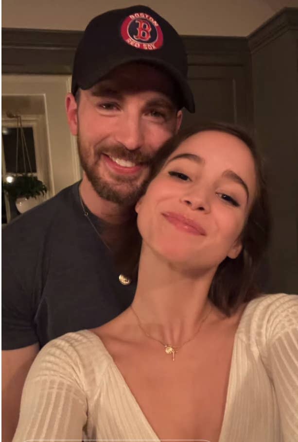 Chris Evans and Alba Baptista