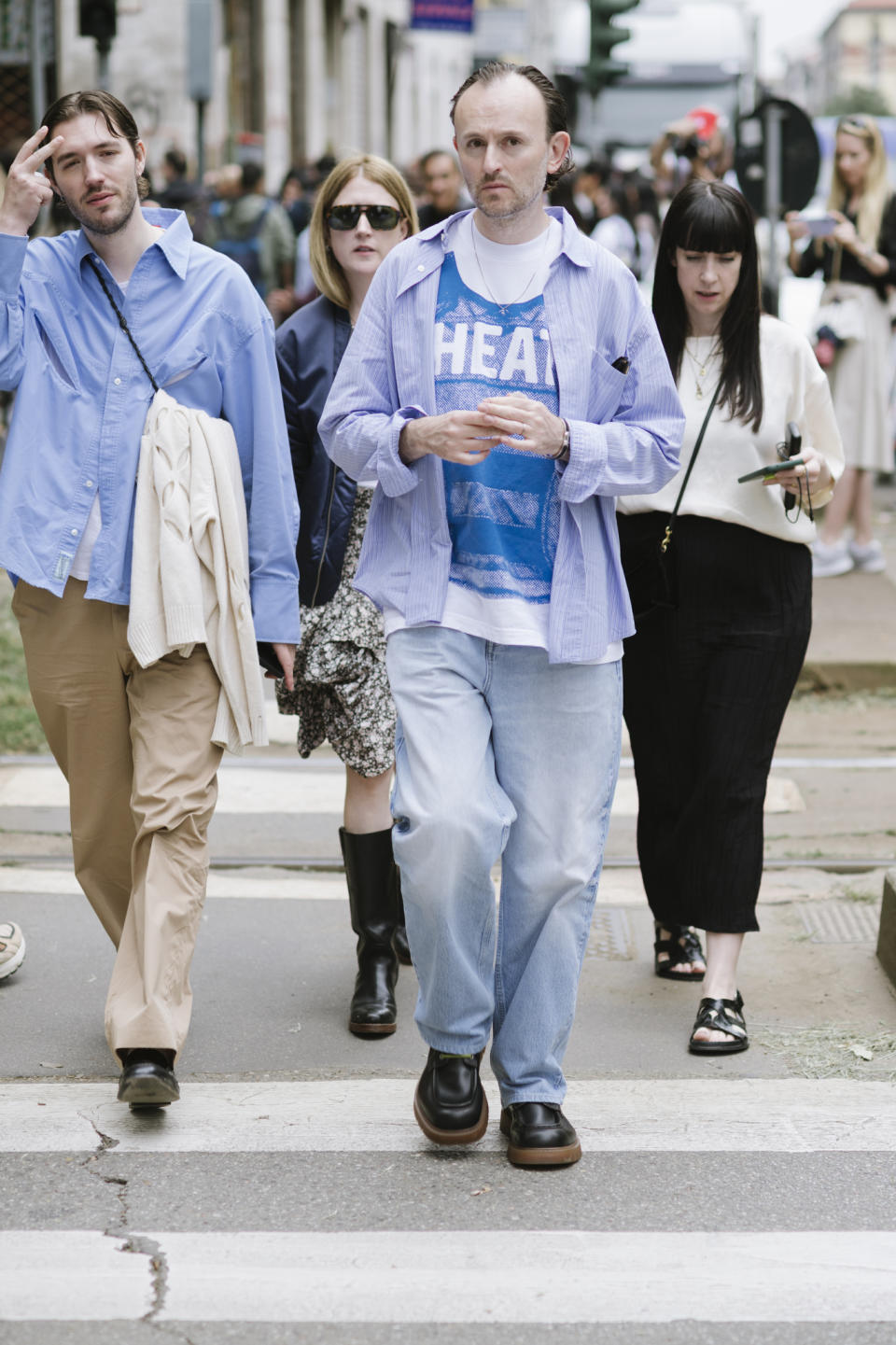 Street style at Milan Fashion Week Men’s Spring 2025