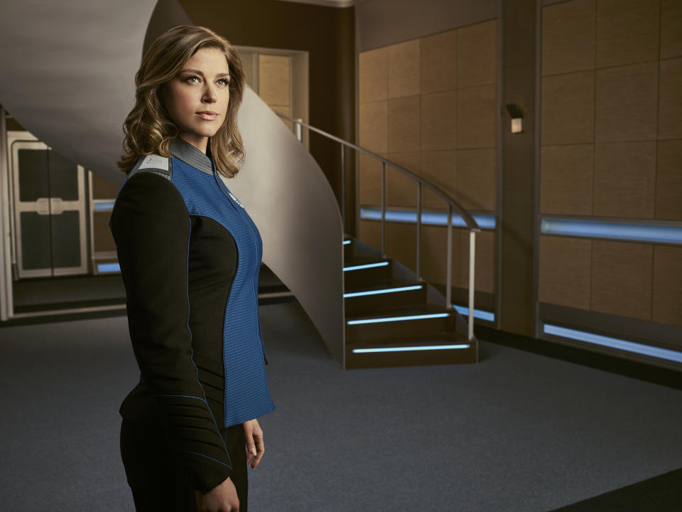 Adrianne Palicki as Kelly Grayson in ‘The Orville’ (Photo: Noah Schutz/FOX)