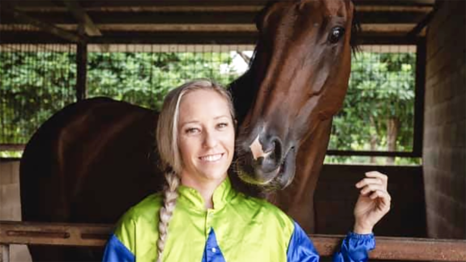 Melanie Tyndall, pictured here with one of her horses.