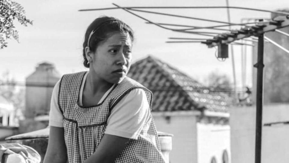 Yalitza Aparicio as Cleo in “Roma”