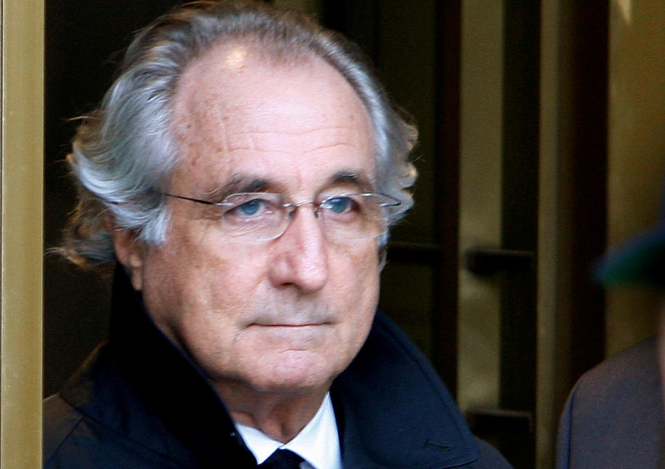 Swindler Bernard Madoff exits the Manhattan federal court house in New York, U.S. on January 14, 2009. REUTERS/Brendan McDermid