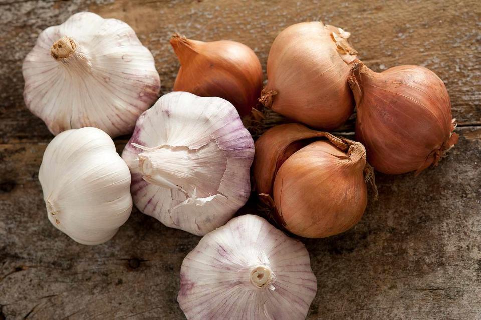 garlic and onions