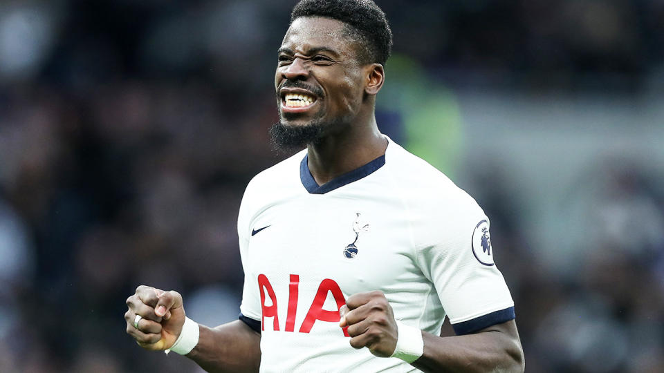 Serge Aurier in action for Tottenham Hotspur in 2019. (Photo by Charlotte Wilson/Offside/Offside via Getty Images)