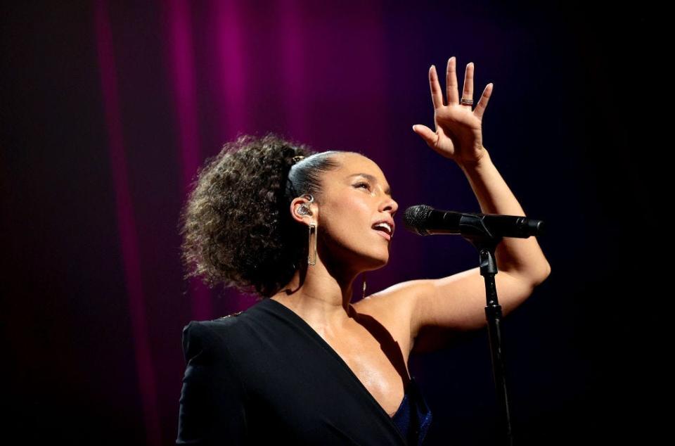 Pianist-singer-songwriter Alicia Keys will appear Aug. 18 at Riverbend Music Center in Cincinnati