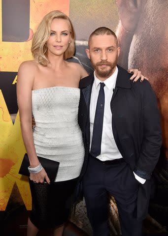 Kevin Winter/Getty Images Charlize Theron and Tom Hardy on May 7, 2015