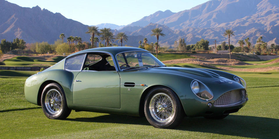 <p>The light metallic green on the <a rel="nofollow noopener" href="http://www.roadandtrack.com/car-culture/a25935/first-drive-jaguar-project-7/" target="_blank" data-ylk="slk:Aston Martin DB4 GT Zagato;elm:context_link;itc:0;sec:content-canvas" class="link ">Aston Martin DB4 GT Zagato</a> is unlike any other shade of green we've ever seen. Stunning.</p>